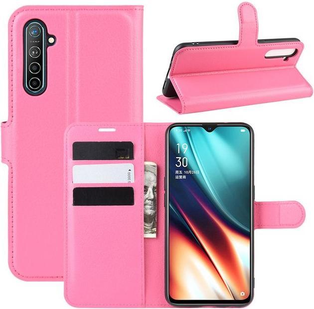 Actual product image MU Classic Litchi Leather Bookcover Series (Realme XT, Realme X2)