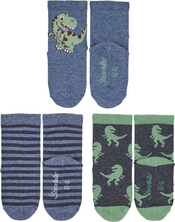 Immagine prodotto Sterntaler Calzini 3 Pack Dino (confezione da 3, 19 - 22)