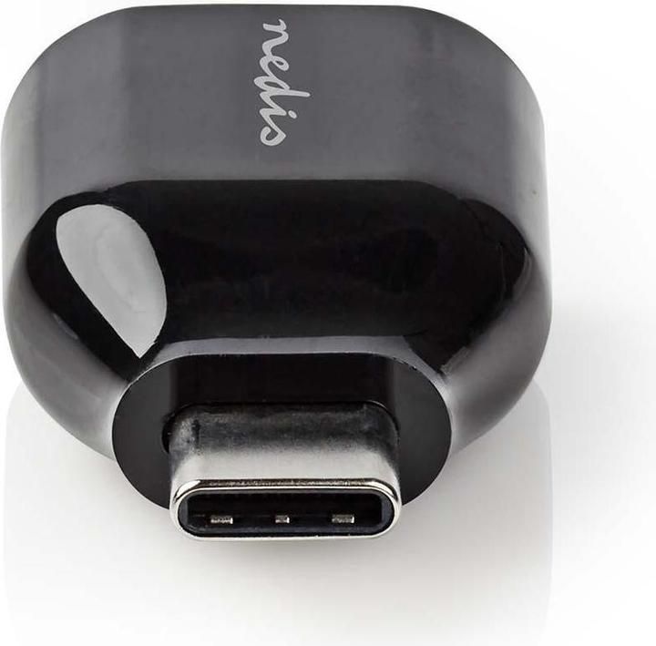Actual product image Nedis USB-C™ Adapter | USB 3.2 Gen 1 | USB-C™ Plug | USB-A Socket | 5 Gbps | Nickel-plated | Black (USB-C)