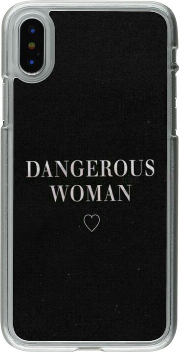 Actual product image PhoneLook Cover transparent Dangerous woman (Apple iPhone XS, Apple iPhone X)