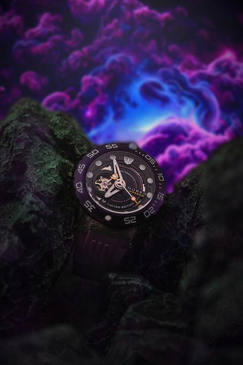 Produktbild Nubeo NB-6085-05 Herrenuhr Opportunity Automatik Limited 48mm 30ATM (Taucheruhr, 48 mm)