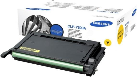 Actual product image Samsung CLP-Y600A/ELS toner yellow 4,000 pages Yellow CLP-600 650 (Y)