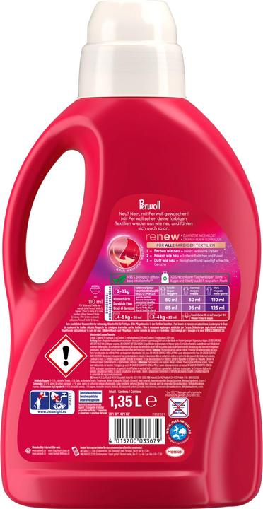 Actual product image Perwoll Renew Liquid Colour (27 Washing cycles, Liquid detergent)