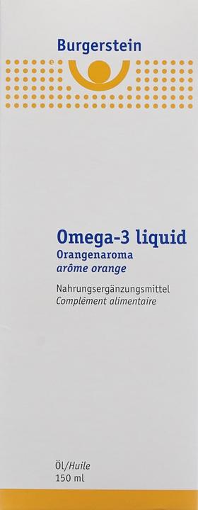 Nutritional values and ingredients Burgerstein omega3 (1 Piece, Liquid, 260 g)