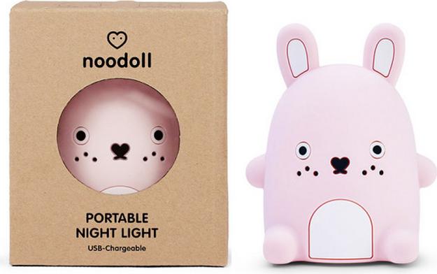 Actual product image Noodoll Night light pink "Ricecarrot