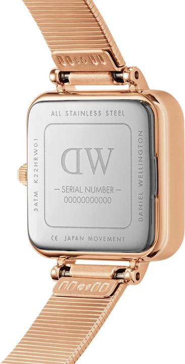 Immagine prodotto Daniel Wellington Quadro Studio Oro Rosa Bianco (Orologio da polso analogico, 22 mm)