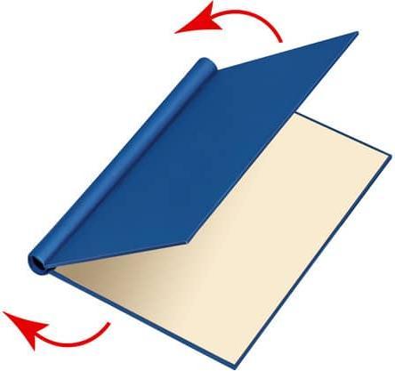 Produktbild Veloflex Klemmbinder DIN A4 20mm Karton blau (A4, 1 x)