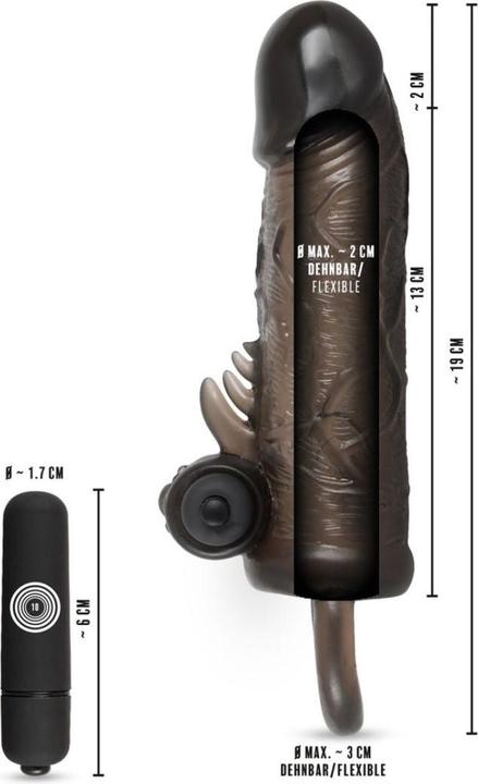 Image du produit Rebel Étui pénien avec anneau testiculaire et Vibro-Bullet