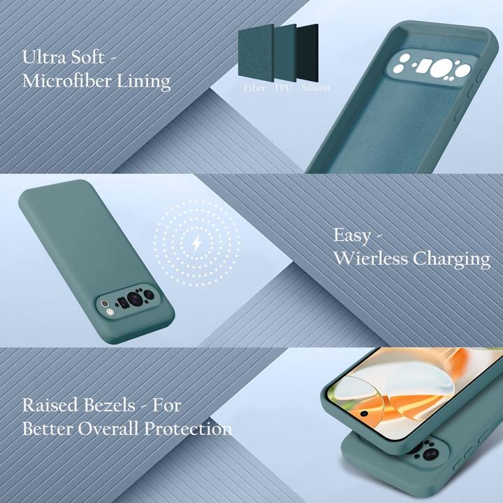 Produktbild Cadorabo Hülle für Google Pixel 9 PRO im Liquid Case Design (Google Pixel 9 Pro Fold)
