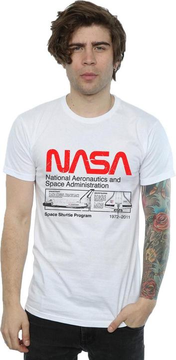 Actual product image Nasa Mens Space Shuttle Cotton T-Shirt (XL)