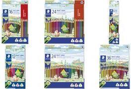 Actual product image Staedtler Coloured pencil (Orange, Green, Brown, Black, Dark Blue, Red, Yellow, Dark Green, Blue, 12 x)