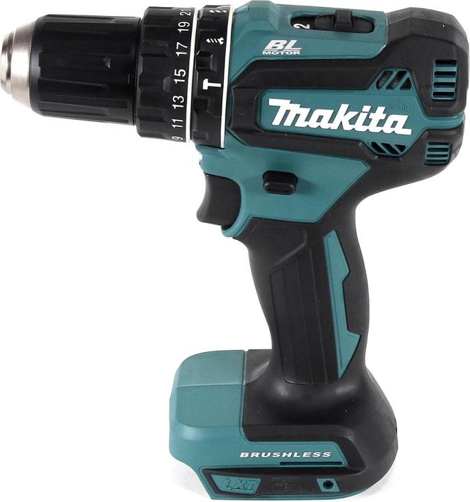 Actual product image Makita DHP 485 ZJ 18 V Li-Ion Battery Impact Drill Solo in Makpac - without battery, without charger (Rechargeable battery operated)