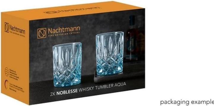Produktbild Nachtmann Whiskybecher aqua Noblesse 2er (2.95 dl, 2 x, Whiskygläser)