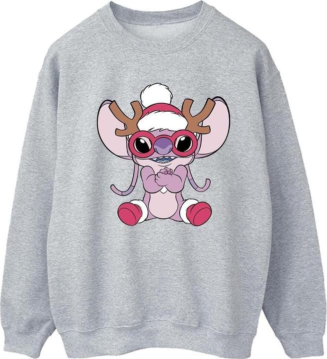 Disney Lilo & Stitch Angel Reindeer Sweatshirt (M)