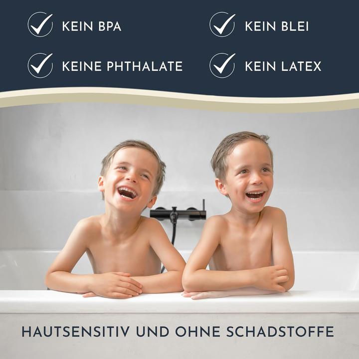 Produktbild Homerella Kinder Badewannenmatte 100x40 cm - Antirutschmatte Badewanne BPA frei (100 x 40 cm)
