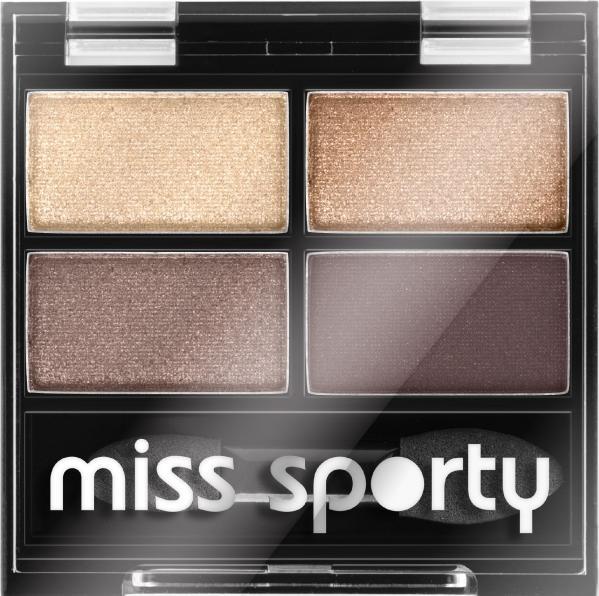 Miss Sporty Miss Sports - Studio Colour Quattro Eye Shadow Quadruple Eyeshadow 403 Smoky Brown Eyes 5G (Smoky Brown Eyes 5G)