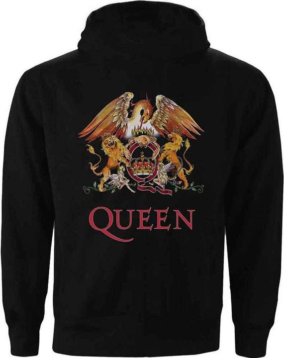 Immagine prodotto Queen Felpa con Cappuccio Classico Con Cerniera Manica Lunga Adulto Unisex (S)