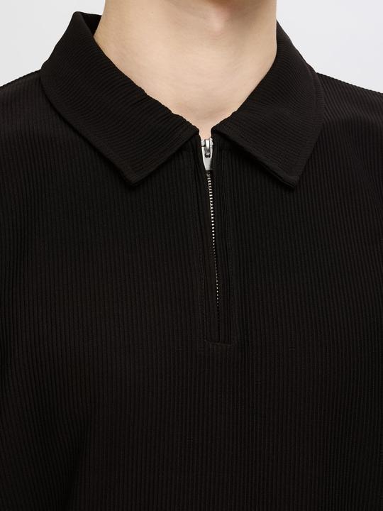 Immagine prodotto Selected Homme Polo con mezza zip a pieghe (M)