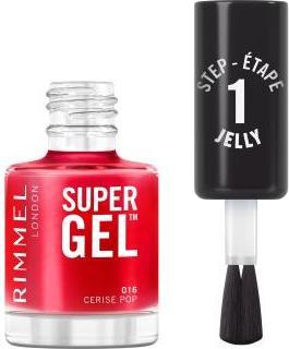 Immagine prodotto Rimmel London SUPER GEL esmalte de uñas #16-Cerise Pop 12 ml (016 Cerise Pop, Smalto per unghie effetto gel)