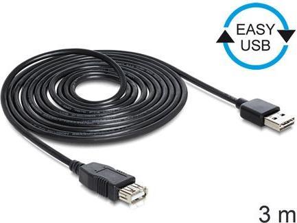 Image du produit Delock Easy USB A - USB A (3 m, USB 2.0, 2.50 W)
