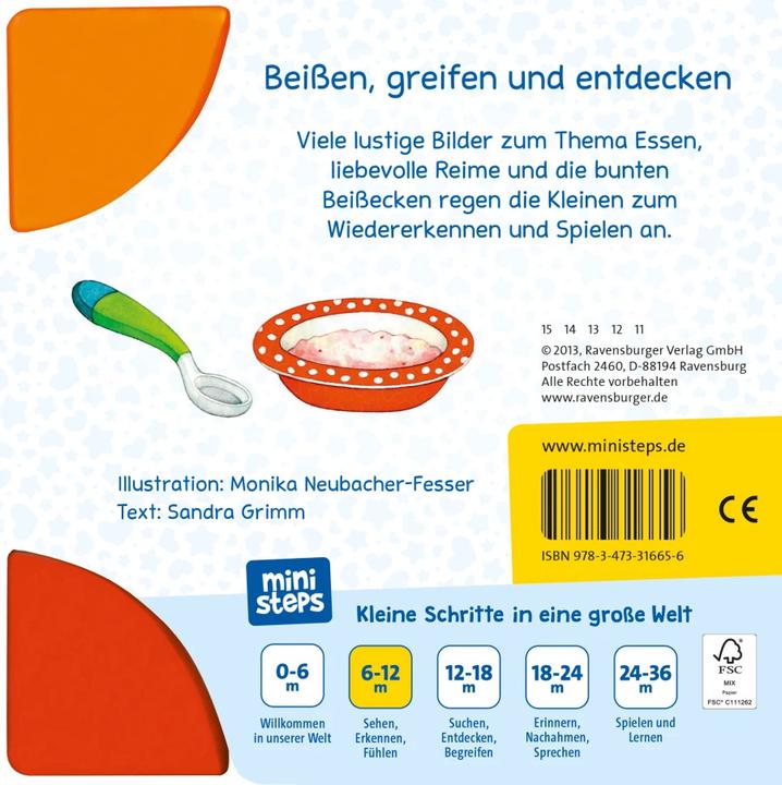 Produktbild Ravensburger ministeps: Mein erstes Buch zum Knabbern und Spielen (Deutsch)