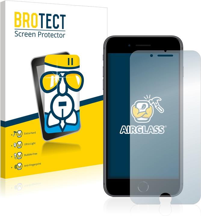 BROTECT AirGlass Panzerglasfolie (1 Stück, Apple iPhone 8 Plus)