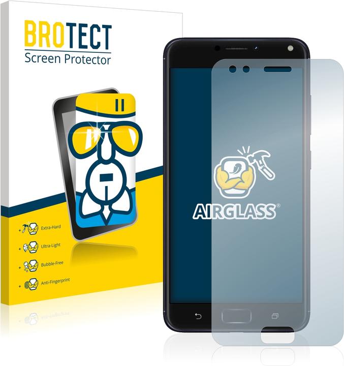 Actual product image BROTECT AirGlass Glass (1 Piece, Asus Zenfone 4)
