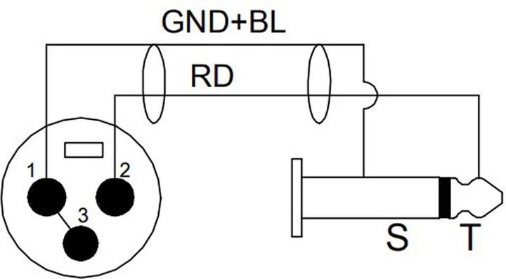 Produktbild Enova XLR M Jack Kabel - XLR male auf Klinke mono Adapterkabel asymmetrisch 2 pin 5 Meter (5 m, XLR)