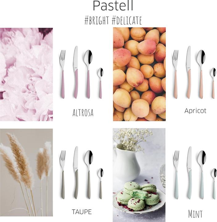 Actual product image Kuppels Cutlery set 24 pieces mint 2214 Prisma (24 Piece, Cutlery set)