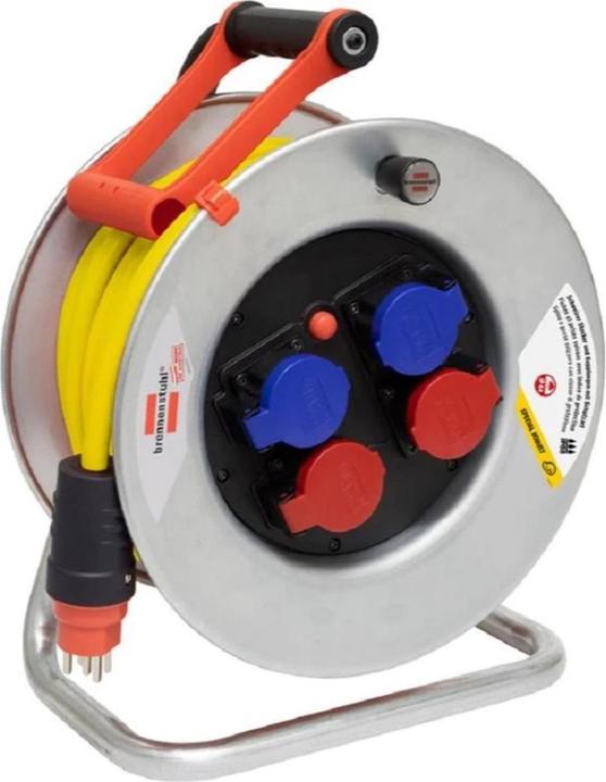 Brennenstuhl Kabeltrommel Garant SK 320, 25m AT-N07V3V3-F 5G2.5, 400V/16A, 2xT25/23, IP55 (25.25 m, 2.50 mm²)