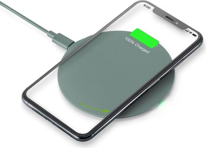 Actual product image GP Batteries Induction charger qi 165GREY (15 W)