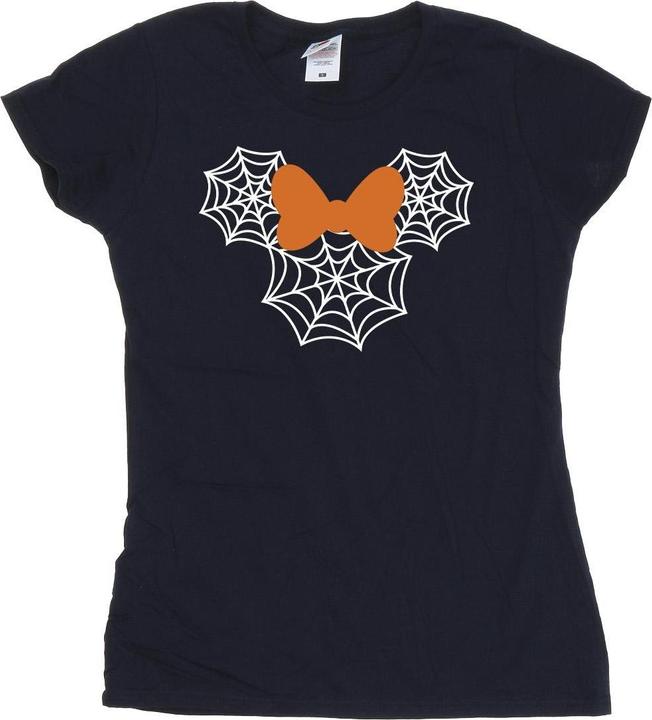 Disney Minnie Mouse Spider Web Head TShirt (S)