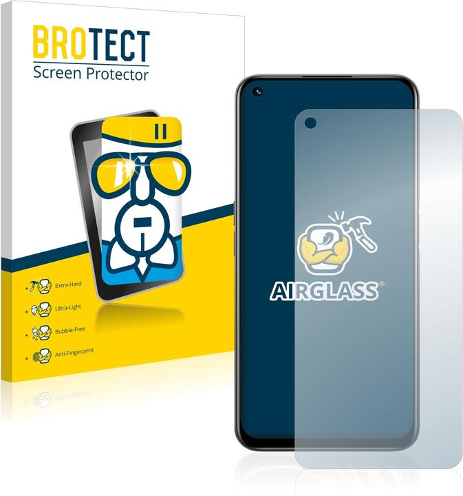 Actual product image BROTECT AirGlass Glass (1 Piece, Realme 8i)