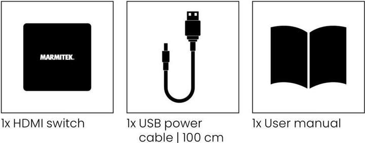 Produktbild Marmitek HDMI-Umschalter Connect 720 – 2/1 (8K/60Hz)