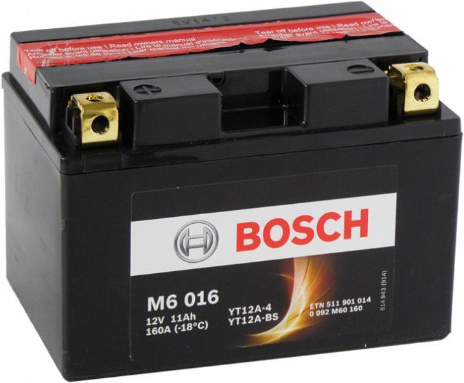 Actual product image Bosch Automotive M6 016 (12 V, 11 Ah, 140 A)