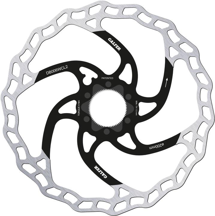 Produktbild Galfer Bike GALFER Bremsscheibe Wave Center Lock System 160mm x 2.0mm (160 mm)