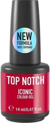 Actual product image Mesauda Top Notch Iconic 224 Mulberry 14ml Semi-Permanent Nail Polish (224 Mulberry, Top coat)