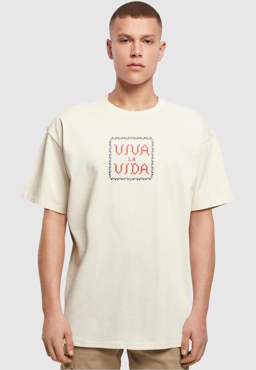 Actual product image Merchcode Frida Kahlo - Pixels viva la vida Heavy Oversize Tee - 118083 (XS)