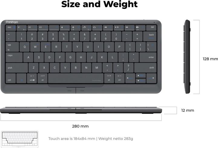 Actual product image Prestigio Click & Touch 2 (CH, Cable, Wireless)