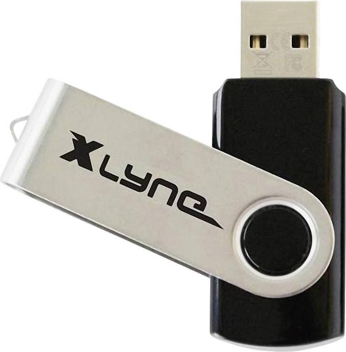 Produktbild Xlyne Swing SWG USB-Stick 32 GB USB Typ-A 2.0 Schwarz (64 GB, USB-A)