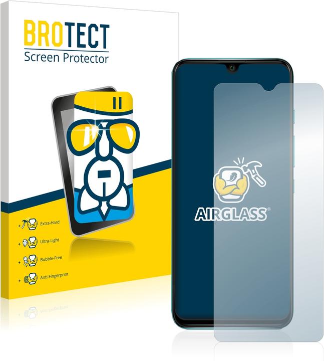 Actual product image BROTECT AirGlass Glass (1 Piece, Wiko Power U20)