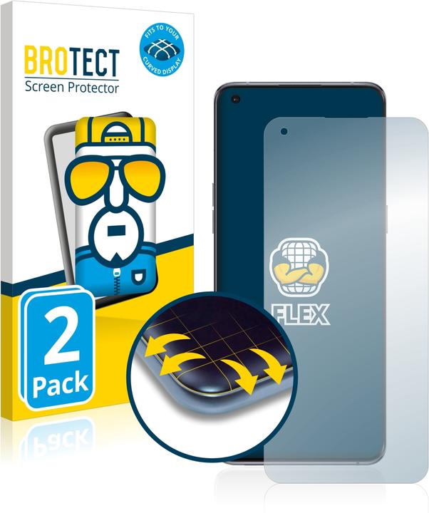 Produktbild BROTECT Full Cover Displayschutz (2 Stück, Oppo Find X5 Pro)