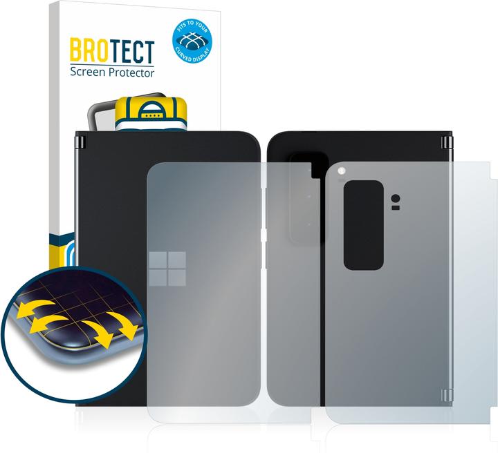Image du produit BROTECT Full-Cover Protection Mat (2 pièce(s), Microsoft Surface Duo 2)