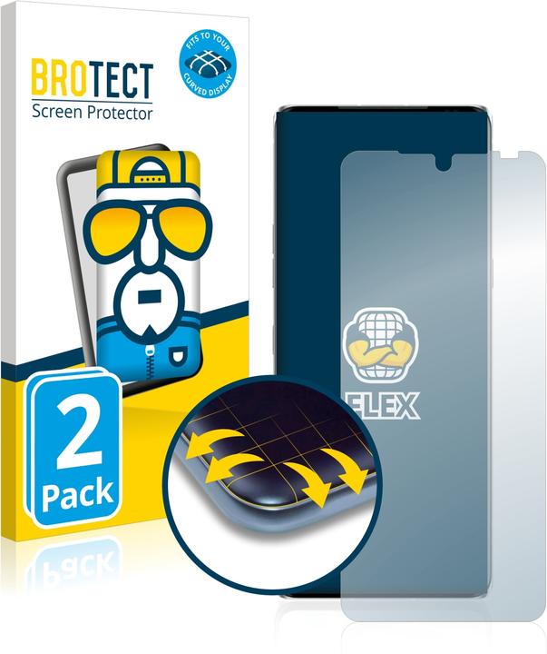 Produktbild BROTECT Full-Cover Displayschutz (2 Stück, LG Velvet)