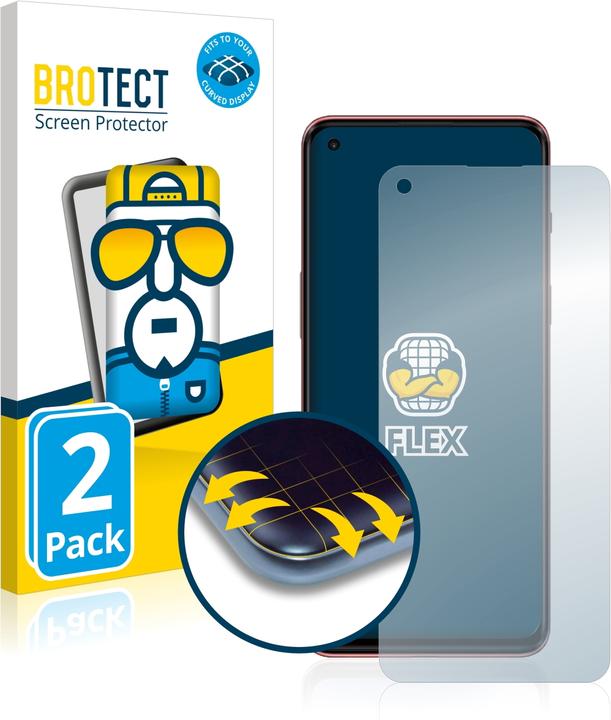 Produktbild BROTECT Full-Cover Displayschutz (2 Stück, OnePlus Nord 2)