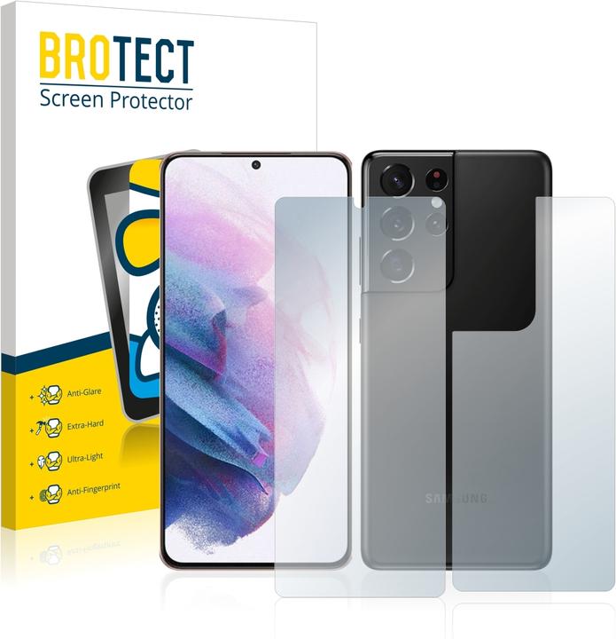 Actual product image BROTECT AirGlass Glass Matte (1 Piece, Samsung Galaxy S21)