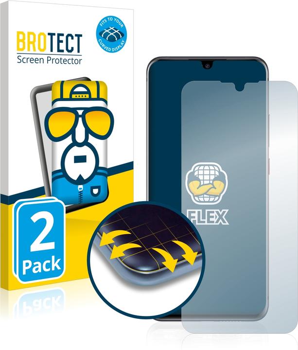 Produktbild BROTECT Full-Cover Displayschutz (2 Stück, ZTE Axon 11)