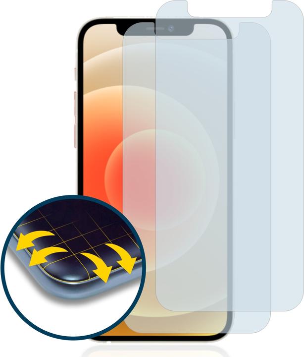 Produktbild BROTECT Full-Cover Displayschutz (2 Stück, Apple iPhone 12 mini)