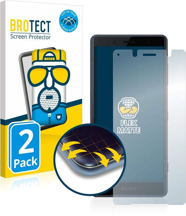 Image du produit BROTECT Full-Cover Protection Mat (2 pièce(s), Sony Xperia XZ2 Compact)