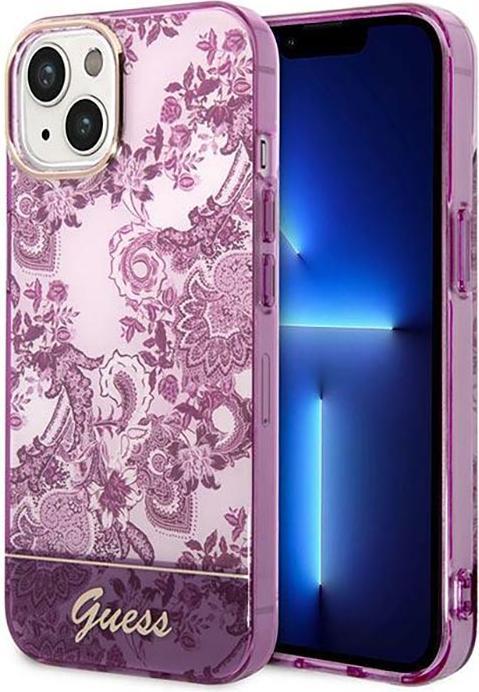 Produktbild Guess GUHCP14MHGPLHF iPhone 14 Plus 6,7" fuksja/fuschia hardcase Porcelain Collection (Apple iPhone 14 Plus)